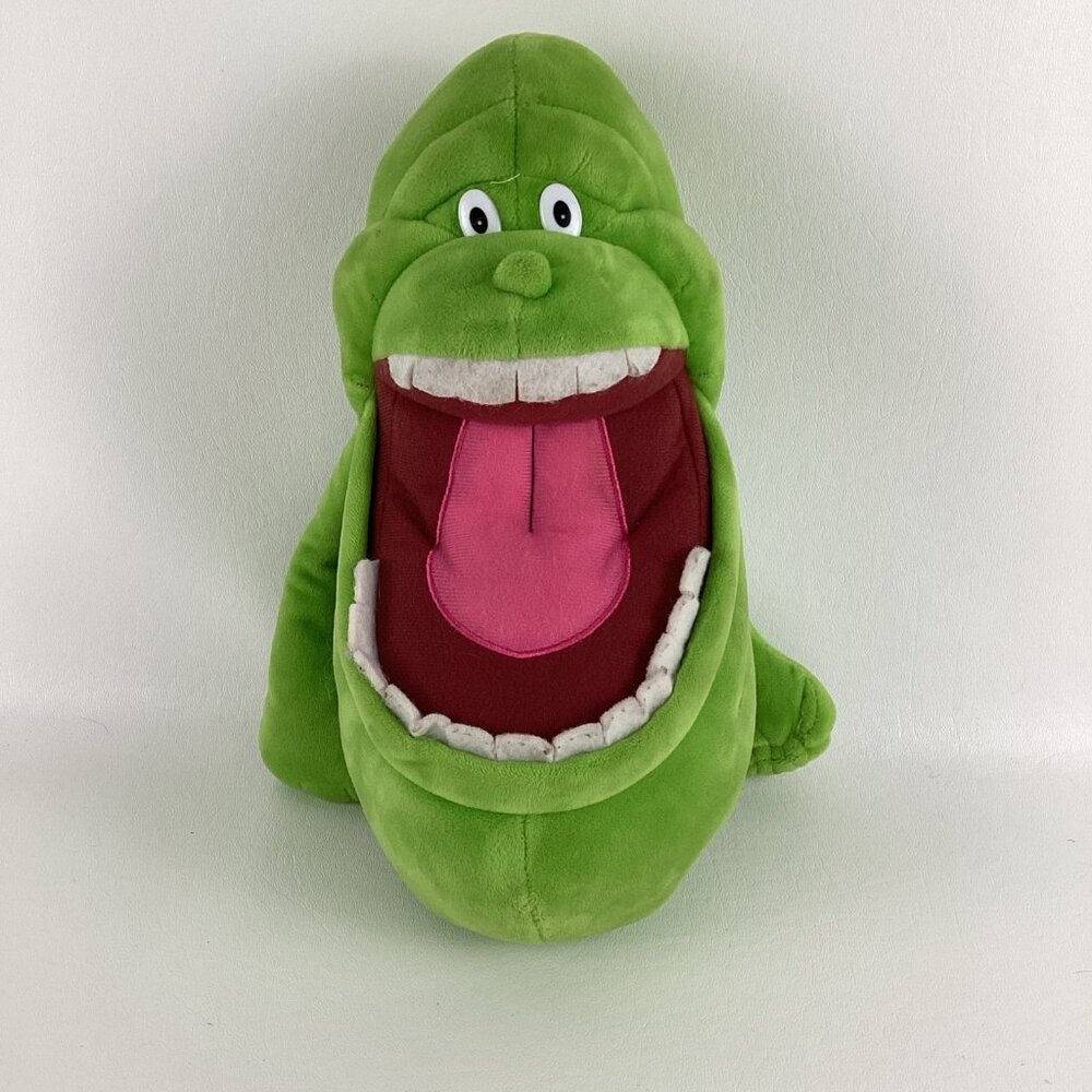 Classic Ghostbusters Slimer Ghost Talking 12" Plush Stuffed Toy Movie Sounds